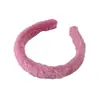 Diadema de Tela de Pelo Sintético Tipo Conejo Estilo Coreano para Mujer, Accesorio de Pelo de Felpa de Gama Alta, Accesorio Decorativo Hecho a Mano para DIY, Diadema Linda