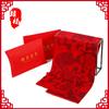 Bufanda roja china con logotipo personalizado, impresión bordada, actividades de apertura de reuniones anuales, gran bufanda roja personalizada