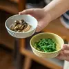Platos Pequeños de Cerámica para Uso Doméstico, Platos para Salsa para Dipear, Platos para Huesos, Vajilla Estilo Japonés, Tazones y Platos al por Mayor, Platos Especiales para Sazonadores para Fondue y Barbacoa
