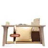 Mesa de Té Pequeña Plegable para Uso Doméstico, Adecuada para Ventanas de Mirador, Tatami de Dormitorio, Balcón y como Escritorio Extensible para Cama