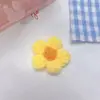 Accesorios de Flor de Pompon Tejida de Color Flor de Pompon Tejida con Lana DIY Ropa para Niños Calzado Sombrero Accesorios para Pasador de Pelo