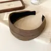 Diadema Plegada Estilo Coreano de Ala Ancha Diadema Alta para la Parte Superior del Cráneo Pinza para el Cabello Sencilla y Moderna Accesorio para Cubrir la Línea del Cabello Diadema para Lavado de Cara de Mujer