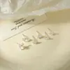 Pendientes de Mariposa Geniales y Elegantes para Mujer, Moda de Nicho, Exquisitos y Versátiles, Accesorios Electroplateados Ecológicos de Yiwu
