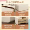 Mesa de cabeceira estilo creme simples moderna madeira maciça armário de armazenamento de cabeceira doméstico armário de cama quarto pequeno armário de cabeceira