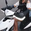 Cubierta de Manillar de Motocicleta Guantes de Invierno para Vehículo Eléctrico Cálido 125 Triciclo de Montar Cubierta de Manillar Engrosada a Prueba de Viento e Impermeable