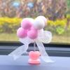 Confesión de productos de interior de coche rojo de internet, globo, adornos para coche, decoraciones, adornos para consola central de coche, venta al por mayor transfronteriza