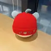 Gorro fetal cálido engrosado para bebé, lindo gorro para recién nacido, otoño e invierno, tejido de lana, para niño y niña, puerta protectora para lactantes