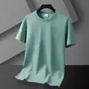 Fabricante Direto Camiseta Masculina de Manga Curta, Unissex Verão Tendência Simples Versátil Branco Solta Roupas, Camiseta Cor Sólida Moda