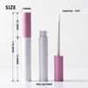 Frasco Líquido de Delineador Redondo 4ml Frasco de Injeção Líquido para Crescimento de Cílios Frasco Tubo para Cola de Cílios Tubo para Gloss Labial Tubo para Brilho Labial