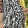 Natural concha de água doce 3 * 5mm tubo redondo contas soltas semi-acabado artesanal DIY pulseira brincos acessórios de jóias atacado