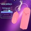 Jiuai cor sólida único ovo de salto mini controle remoto vibração silenciosa massageador masturbação feminina brinquedos sexuais atacado