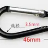 Tipo de calabaza No. 5 Hebilla Colgante Hebilla de Equipaje Gancho de Resorte Hebilla para Botella de Agua de Escalada Hebilla con Luz LED Mosquetón de Aleación de Aluminio