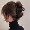 Presilha de Garra Grande de 15cm para Cabelos Grossos, Cor Café, Presilha de Cabelo para Nuca, Estilo Francês, Sensação de Luxo, Presilha Tubarão, Estilo Ins