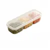 Cajas de almacenamiento para refrigerador de ranura estrecha, recipientes para carne aptos para congelador, cajas de almacenamiento para congelador de grado alimenticio, cajas para porcionar para el hogar