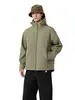 Chaqueta con capucha de tejido suave para exteriores para hombre, chaqueta de tejido suave de marca moderna, chaqueta impermeable de montañismo para hombre, abrigo casual transfronterizo