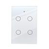 Interruptor Inteligente Tuya Wifi Versión Universal Tipo 120 Tipo 86 Interruptor de Pared Táctil Fcc