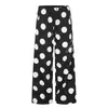 Pantalones casuales de pierna ancha para mujer con estampado lateral estilo americano, nuevo modelo 2026, de tiro bajo, holgados, adelgazantes, versátiles, hasta el suelo