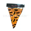 Bandeira de Halloween Bandeira Triangular de Corda de Halloween Bandeira Pe Personalizada de Halloween Bandeira de Corda de Morcego Bandeira de Puxar