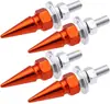 Novos Parafusos de Placa de Licença Série Hexagonal Pontiaguda Rosca M6 Todos os Modelos Suporte de Placa de Licença Universal Transfronteiriço