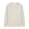 Artículos cuidadosamente seleccionadosSudadera de cuello redondo de lana merino de color liso estilo Old Money, prenda superior de punto de lana antibacteriana para hombre
