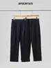 Ropa Masculina Apo Estilo Callejera Americana Transfronteriza Jeans de Mezclilla Lavada para Hombre, Temporada de Primavera, Pantalones Largos Versátiles de Pierna Recta Holgados Adelgazantes de Gama Alta.