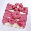 3 Piezas Diadema Combinación Europea y Americana Primavera y Verano Linda para Niños Accesorios para el Cabello Bebé Lazo Nuevo Diadema Pañuelo para la Cabeza Bebé