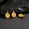 Colgante de Plata S925 Chapado en Oro de Cuerpo Entero Estilo Antiguo Cinco Dioses de la Fortuna Accesorio de Colgante DIY Nuevo Estilo Étnico Chino