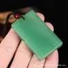 Natural Dongling jade nada marca pingente atacado pão verde marca masculino e feminino gota de água jade pingente fornecimento ao vivo