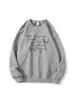 Nova coleção outono e inverno: moletom feminino com gola redonda, forrado de fleece, espessado, com estampas de letras e filhote de cachorro de desenho animado, top casual e de modelagem solta