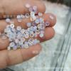 3~30mm base plana ópalo liso cuenta de anillo semicircular piedra lunar cuenta media hogaza DIY incrustado piedra desnuda