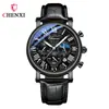 Reloj de pulsera multifuncional Chenxi para hombre, con calendario de fases lunares, resistente al agua, diseño romano, reloj de transmisión en vivo transfronteriza del fabricante para hombre