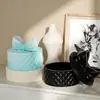Amapola DIY Resina de Cristal Yeso Textura de Cuero Lazo Caja de Almacenamiento Exhibidor de Joyería Molde de Silicona