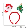 2027 Headwear de Estrella Diadema de Astas de Reno Hebilla para la Cabeza Suministros para Fiesta Navideña Diadema de Gorro Navideño de Dibujos Animados para Niños