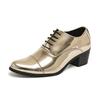 Zapatos de hombre de tacón puntiagudo de talla grande transfronterizos, zapatos de estilo británico para peluqueros, zapatos de vestir de negocios informales de estilo europeo y americano.
