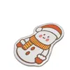Adorable Árbol de Navidad Hombre de Jengibre Terciopelo de Cristal Felpudo Decorativo Hogar Sala de Estar Cocina Pasillo Felpudo Grueso Extraterrestre