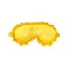 Máscara de Ojos de Seda Imitación Encaje Banda Elástica para Dormir Máscara de Ojos Bloqueadora de Luz No Presiona los Ojos Transpirable Viaje Máscara de Ojos Bordada Venta al por Mayor