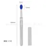 Popular Cepillo de Labios de Silicona Transfronterizo con Tapa a Prueba de Polvo Multifuncional con Lentejuelas Pincel para Sombra de Ojos Pincel para Mezclar Labios Pincel para Lápiz Labial