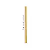 Pajilla de acero inoxidable 304 al por mayor 12/16cm pajilla para té de leche cóctel pajilla recta curva para bebida de jugo casera
