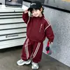Traje Deportivo para Niños Primavera y Otoño 2026 Estilo Nuevo Artículo Popular de este Año Estilo Callejero Travieso Genial Tendencia Genial Conjunto Completo