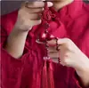 Colgante de calabaza Fulu Kangning de cinabrio rojo para coche, colgante de seguridad para espejo retrovisor de coche, para hombre y mujer, arena dorada púrpura del emperador