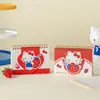 Joytop Serie Arándano Hello Kitty - Cuaderno de Espiral Plegable A6