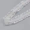 Banda Elástica Fruncida de Doble Cara de 3 cm para Accesorios de Cabello Hechos a Mano DIY, Envoltura de Regalos, Puños de Ropa y Encaje Elástico