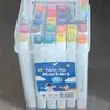 Bolígrafos de Acuarela de Secado Rápido al por Mayor del Fabricante en Stock Juego de Pintura Colorida para Niños y Estudiantes Marcadores Creativos de Doble Punta
