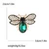 Broche de Abelhinha Fofa Agulha de Gola Avançada Alfinete de Lapela Acessórios para Terno Corsage Acessórios para Chapéu Roupas Fivela de Toalha de Seda