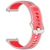 Adequado para Pulseira de Relógio Duas Cores Huawei Gt6 Huawei Watchgt6 5 4 Estilo Gelatina Duas Cores 22 Pulseira de Relógio Universal de Silicone