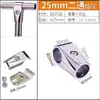 Conector de tubo redondo de acero inoxidable 16253238 mm de dos vías, tres vías, cuatro vías, junta rápida de aleación de aluminio, sujetador de fijación