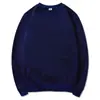 2025 Nueva Moda Otoño e Invierno para Hombre de Comercio Exterior Sudadera Bloque de Color Sudadera de Cuello Redondo de Color Sólido para Hombre Europea y Americana Venta Caliente Transfronteriza