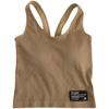 Chaleco Deportivo Sin Costuras Primavera y Verano Traje de Mujer Ropa Interior Ropa Exterior Tirantes Espalda Bonita Anti-luz Sexy Copas Fijas Ropa Interior de Moda
