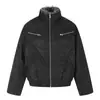 Chaqueta Acolchada Estilo Retro Americano con Cuello de Piel para Snowboarders para Hombres y Mujeres 2026 Otoño/Invierno Marca de Tendencia Abrigo de Algodón con Forro de Terciopelo Ropa Exterior