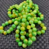 Pulseira de jade Dragão de Jade pulseira de rocha de quartzo pulseira de contas redondas de jade pulseira de contas redondas amarelo verde pulseira de jade pulseira de jade